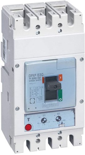 Выключатель автоматический в литом корпусе Legrand DPX3 630 3п 400А 36кА картинка